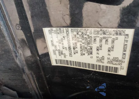 2004 Infiniti Qx56 из США, поврежденный, VIN 5N3AA08A94N807563